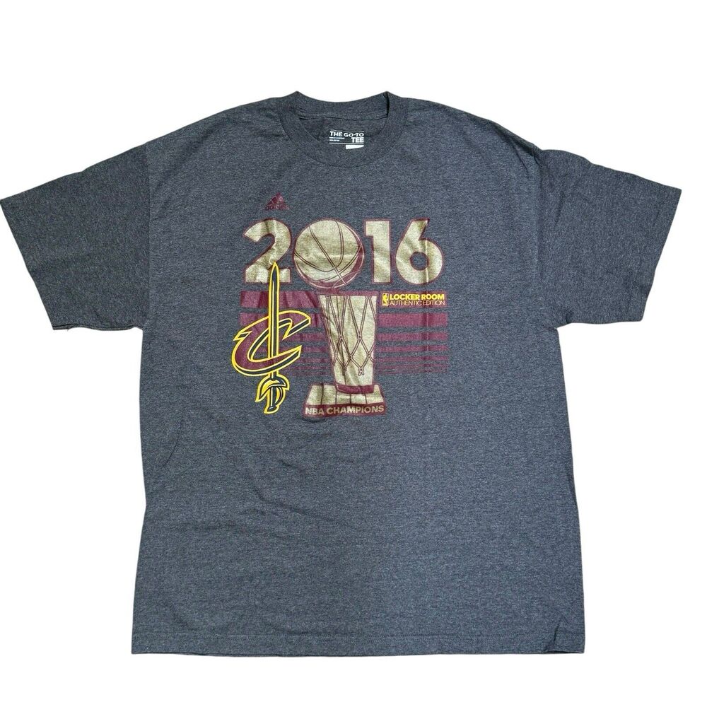 ADIDAS Cleveland Cavaliers T-Shirt 2016 NBA Finals Champions Men's Size XL